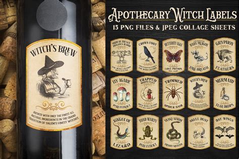 Witch Potion Labels Introduction