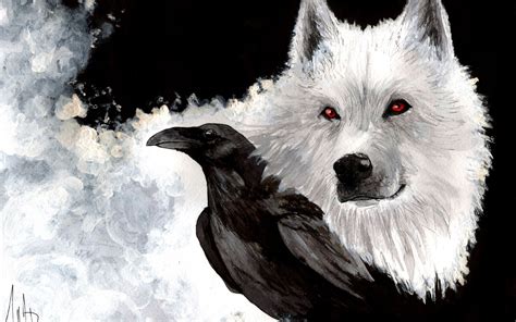 Wolf and Raven