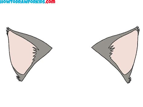 Wolf Ears Template Printable