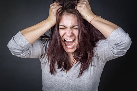 Woman Screaming in Anger