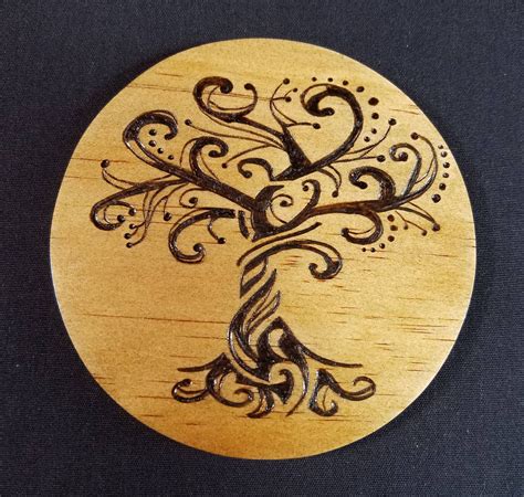 Wood Burning Patterns for Coasters