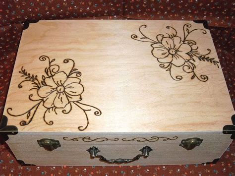 Wood Burning Patterns for Wooden Boxes