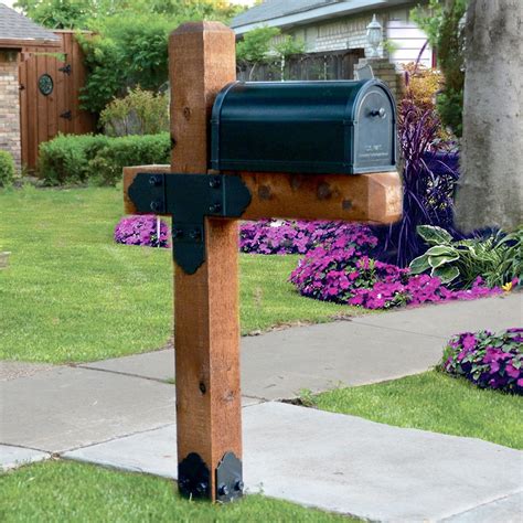 Wooden Mail Box Post Ideas