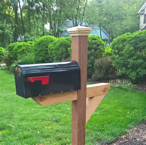 Wooden Mail Box Posts