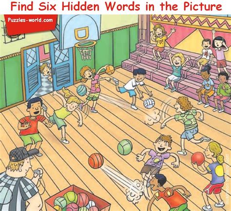 Word Hidden Pictures