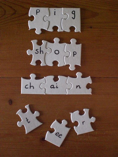 Word Puzzle Pieces