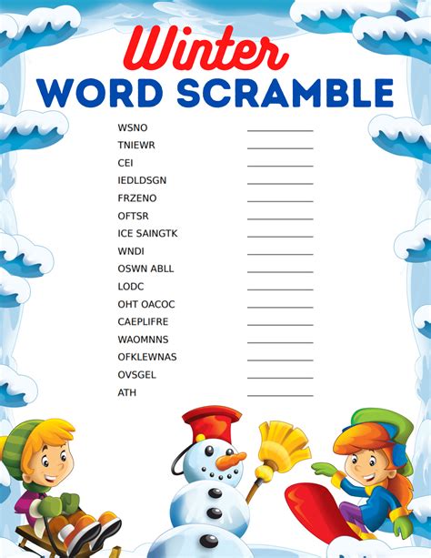 Word Scramble Games for Students