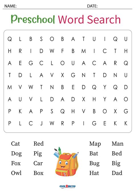 Examples of Labor Day Word Search Printables