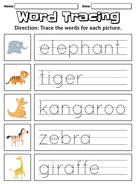 Word Tracing