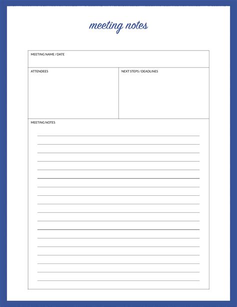 Work Note Template for Doctors