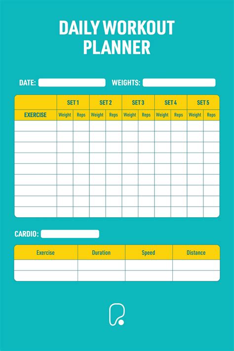 Workout Plan Template