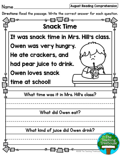 Worksheets for Reading