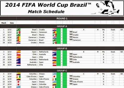 World Cup Excel Template Tutorial