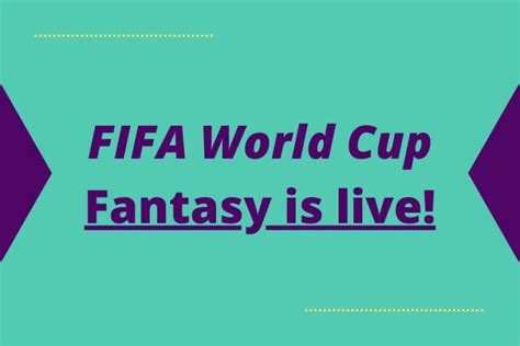 World Cup Fantasy Football