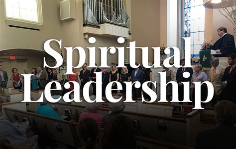 Worship leader spiritual leadership