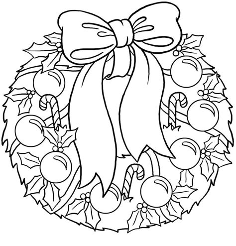 Wreath coloring sheets for adults