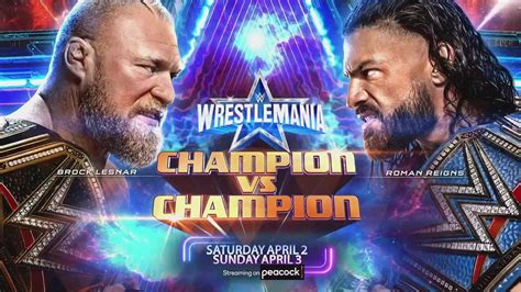 WrestleMania 38 Match Card