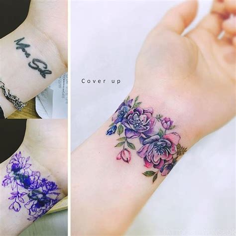 Wrist tattoo cover up ideas