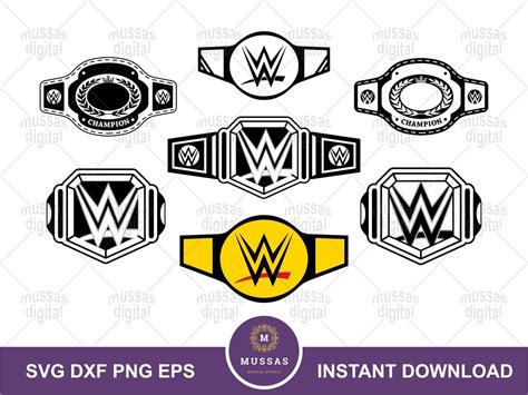 WWE Belt Templates