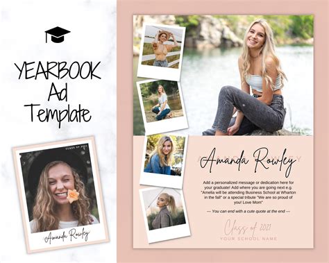 Yearbook ad templates and inspiration