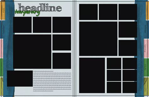 Yearbook Template Design