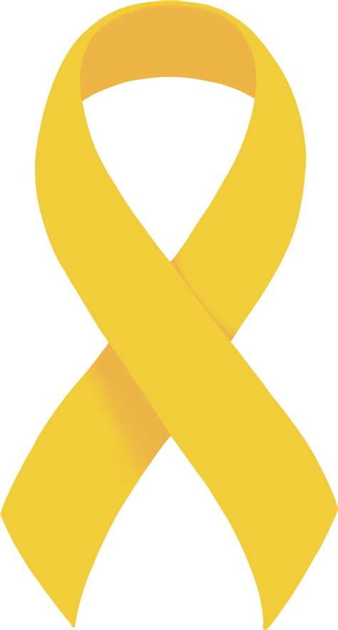 Yellow Cancer Ribbon