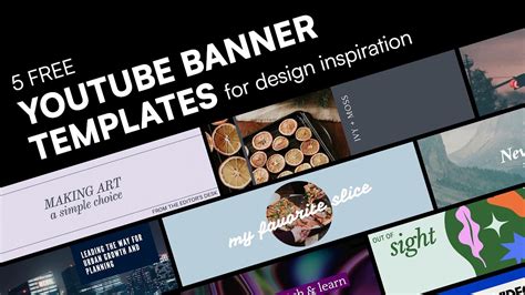 YouTube Banner Template Inspiration