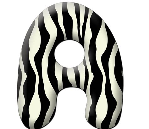 Zebra Print Letters